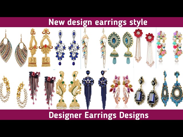 New design earrings style | Designer Earrings Designs #earrings #earringsdesign #fashion