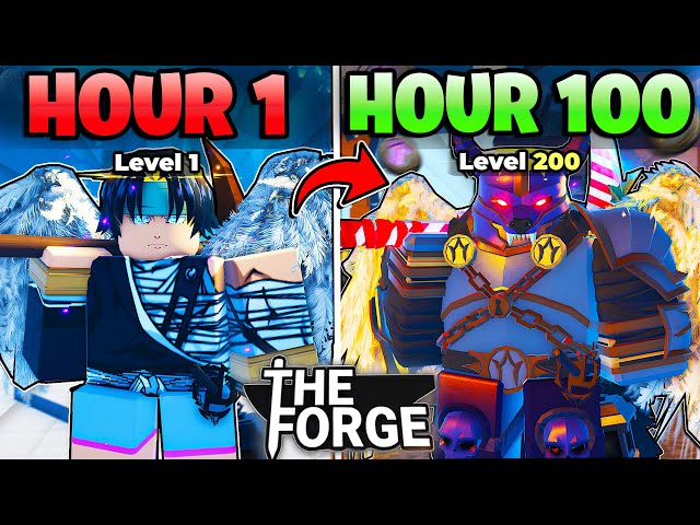 I Spent 100+ Hours In The Forge! (Roblox)