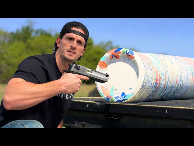 How Many Paper Plates Does it Take to Stop a 50 Cal Sniper Rifle?