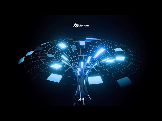 Data Wormhole | Abstract 3D Visualisation of Information, Depth & Motion