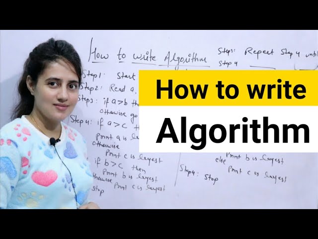 Lec 5: How to write an Algorithm | DAA