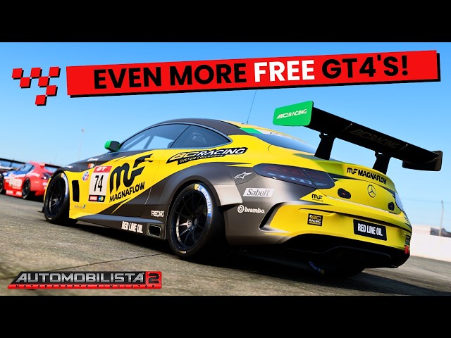 Automobilista 2 | AMS2 | More FREE GT4's! No Reiza DLC? No Problem!