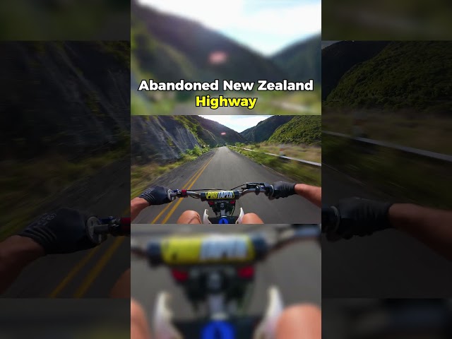 abandoned new zealand highway part 3 #abandoned #abandonedplaces #dirtbike #pitbike #explore #sunset