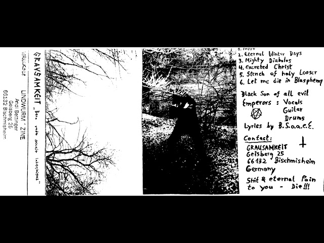 Born Under Occult Intentions (1995) - Grausamkeit (B.S.o.D)