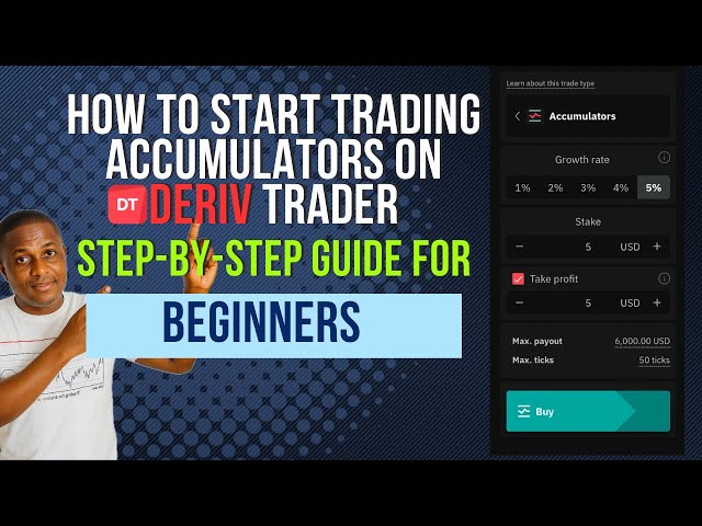 How to Start Trading Accumulators on Deriv Trader – Step-by-Step Guide for Beginners
