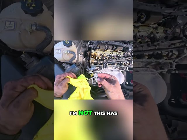 Engine RTV Cleanup: Fixing Black RTV Mistakes #shorts