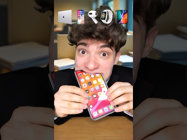 I Got Fired… So I Ate Everything! 🤤 (Apple Products ASMR)