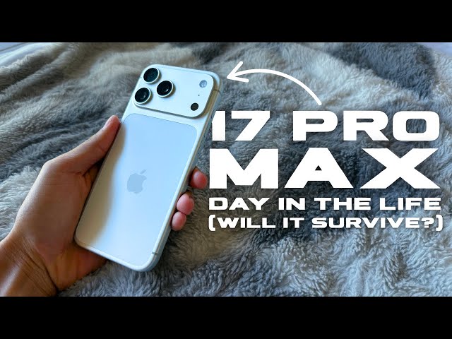 Uni Student Day in the Life ft. iPhone 17 Pro Max (Real Battery Test - will it last?)