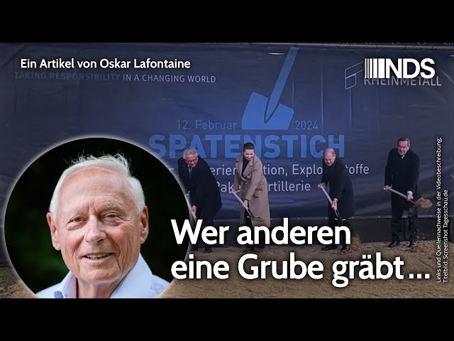He who digs a pit for others… | Oskar Lafontaine | NDS Podcast