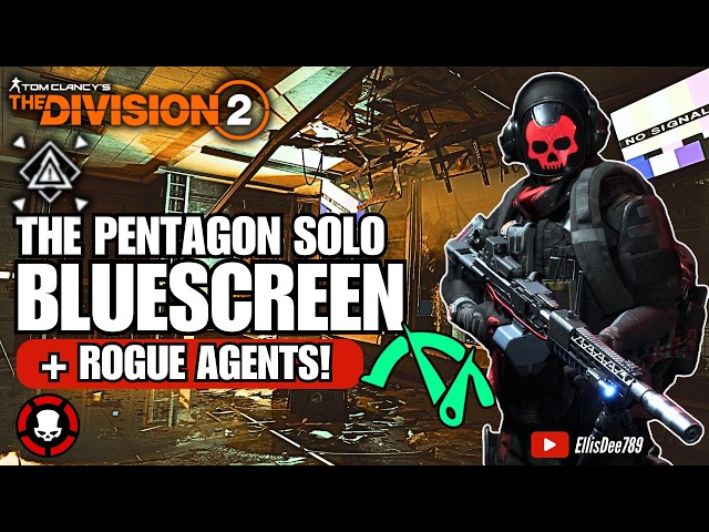 The Pentagon SOLO + ROGUE AGENTS | Assault GE | BLUESCREEN Tipping Scales Tank Build - Division 2