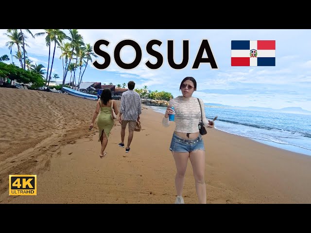 Morning Walk in SOSUA DOMINICAN REPUBLIC Before Everybody is Up 🇩🇴 [4K]