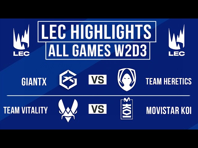 LEC Highlights ALL GAMES W2D3 | LEC 2026 Spring Split