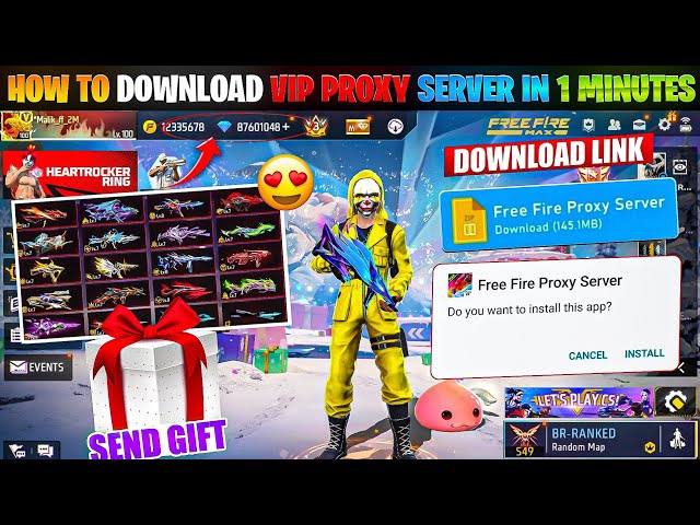 How To Download Proxy Server In Free Fire 💯