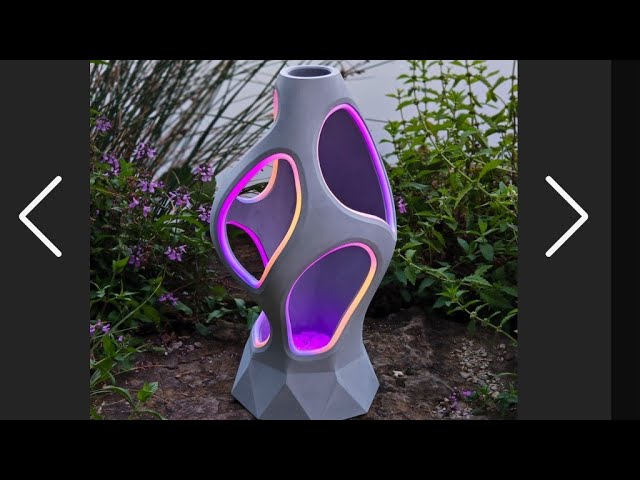 ASMR Live 3d printing SnapMaker U1 Toolhead changer LUMA FLUX Lamp - extreme modern organic Part 1