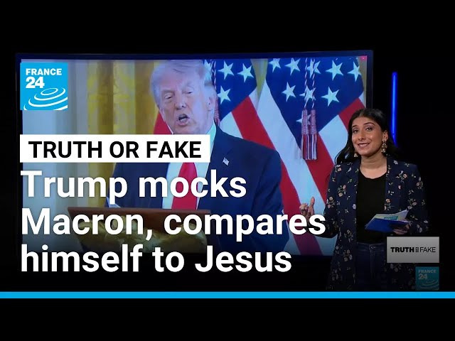White House posts then deletes Easter video of Trump insulting Macron • FRANCE 24 English