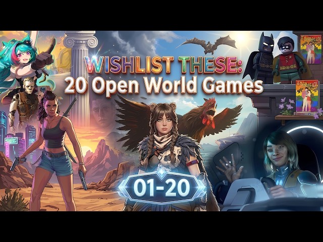 Add to Wishlist NOW : 20 Open World Games (2026-2027)