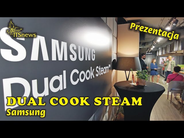 Piekarniki parowe Samsung. Prezentacja Monika Mrozowska, Piotr Kucharski.