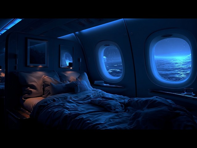 Airplane White Noise – Deep Sleep Live with Smooth Cabin Engine Sound to Sleep All Night Long