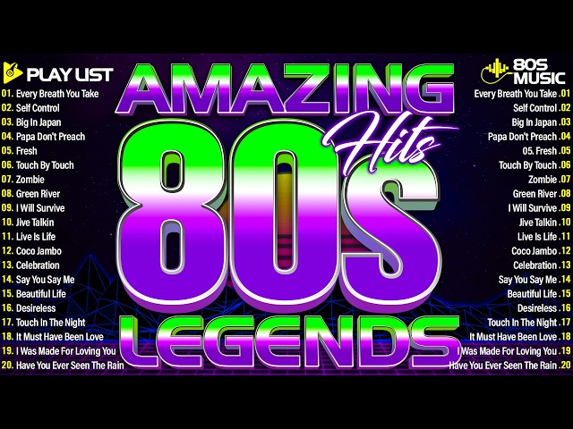 Best of 80s Music Legends - Madonna, Michael Jackson, Cyndi Lauper, Modern Talking, Laura Branigan..
