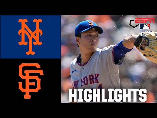 New York Mets vs. San Francisco Giants | Full Game Highlights | ESPN MLB