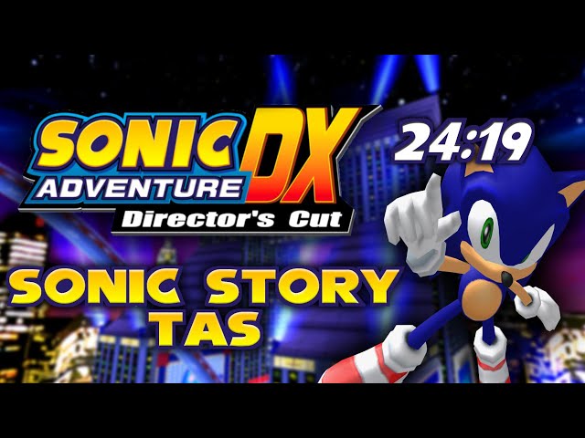 Sonic Adventure DX (TAS) - Sonic's Story in 24:19.72