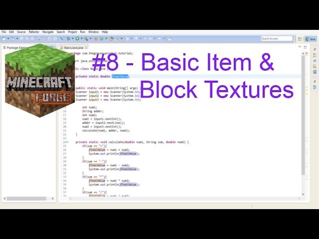 Minecraft forge modding 1.7.X - Textures