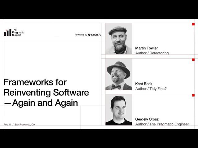 Martin Fowler & Kent Beck: Frameworks for reinventing software, again and again