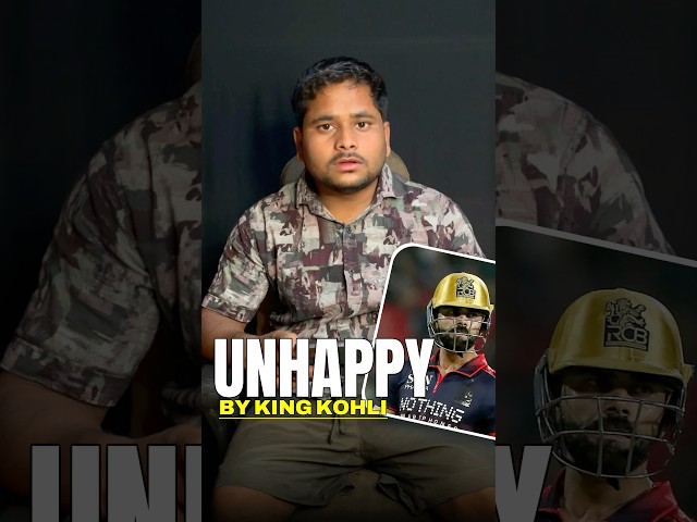 King Kohli did wrong🥺|| #ipl #viratkohli #cricket #shorts