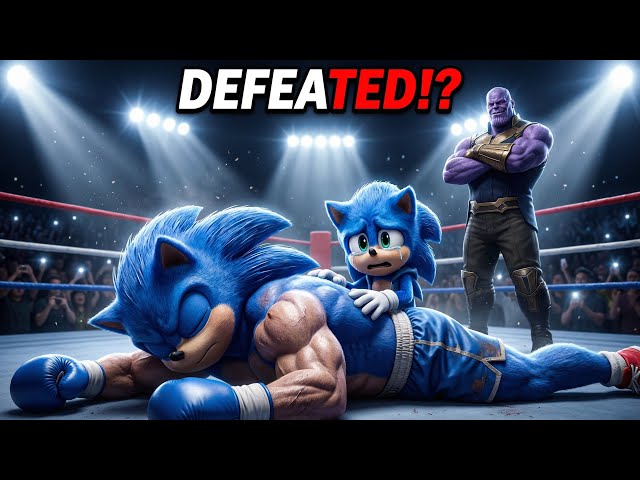 Sonic vs Thanos – The Fight That Changed Everything | Epic Boxing Battle 🥊🔥