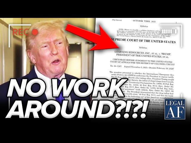 BURIED Language in SCOTUS Ruling TANKS Trump’s TARIFFS