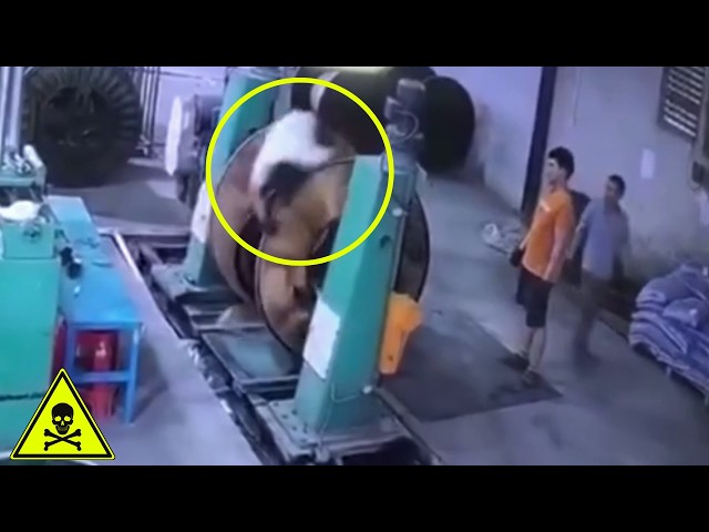 😱 ROTATING MACHINE ACCIDENT