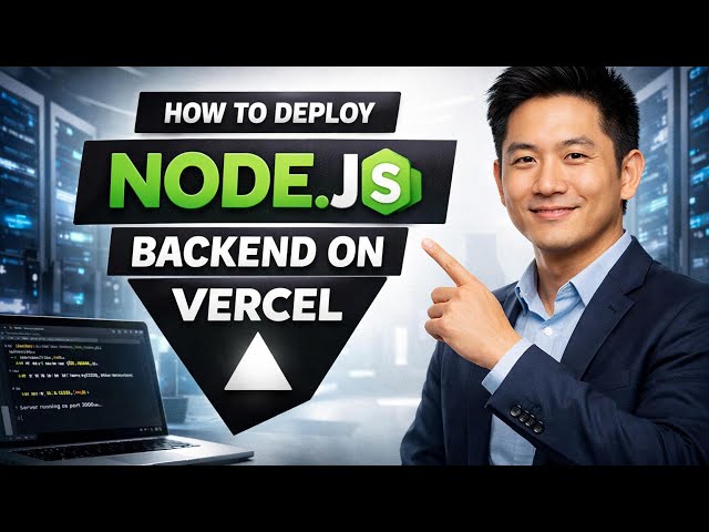 How to DEPLOY NODE.JS BACKEND on Vercel (Step by Step)