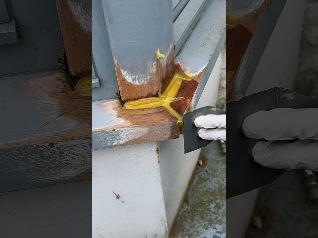 How To Repair Rotten Window Frames ⚒️😯