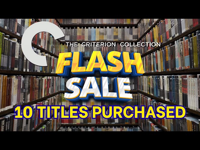 Criterion Collection Flash Sale 4K Ultra HD & Blu-ray Haul  |  10 Titles Added