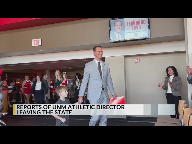 UNM releases statement on status of Athletic Director Fernando Lovo
