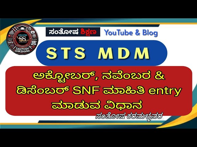 SNF entry October November December 2025