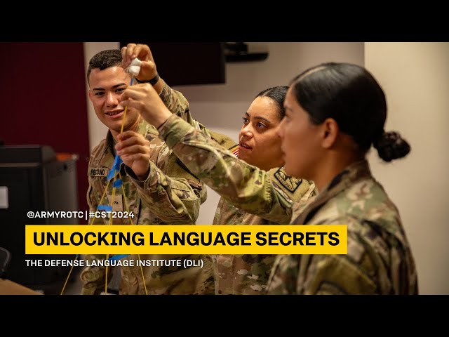 Unlocking Language Secrets | The Defense Language Institute (DLI) | CST 2024