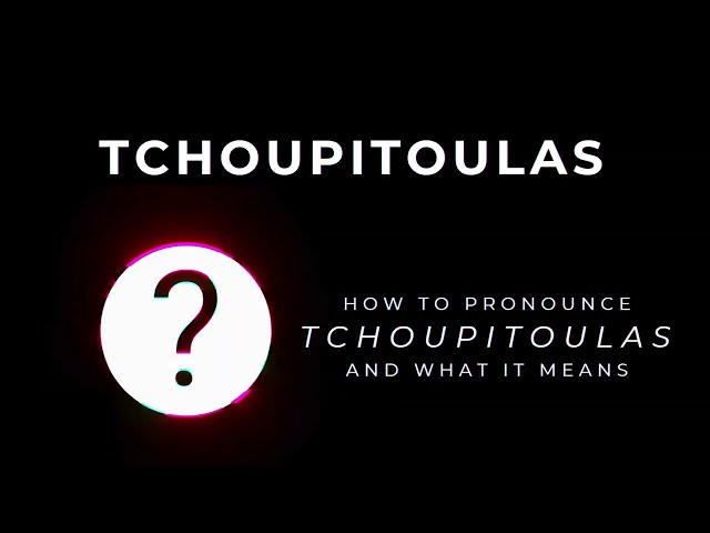 Can You Pronounce “Tchoupitoulas”? 🤔 What Does It Mean? (English Quiz)