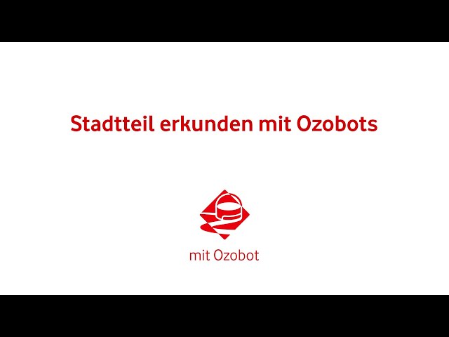 Stadtteil erkunden mit Ozobots