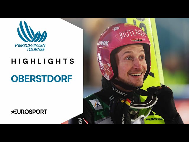 Hoffmann lässt Fans in Oberstdorf jubeln | Highlights deutsch | Vierschanzentournee | Skispringen