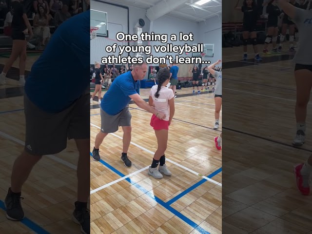 Young volleyball players need to learn this!