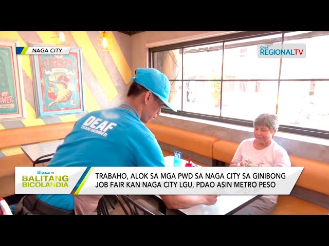 Balitang Bicolandia: Trabaho, alok sa mga pwd sa naga city sa ginibong job fair