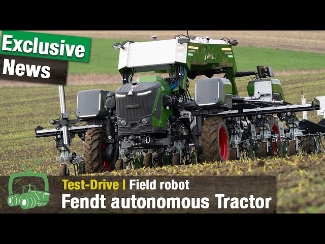 Fendt Xaver GT -  The new high tech implement carrier | Field robot + RowPilot | Innovation