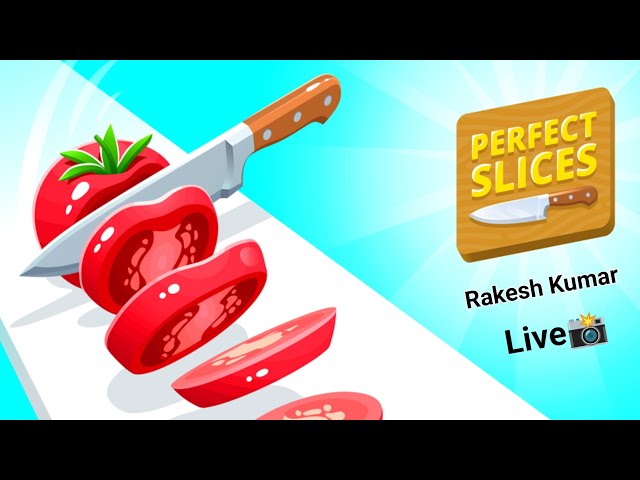Perfect slices live now 🍎🔪 gameplay #5 #live #shortslive #gameplay #perfectslices