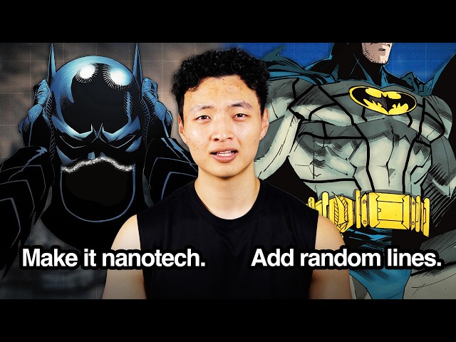 Designing DCU Batman with Annoying Superhero Costume Trends