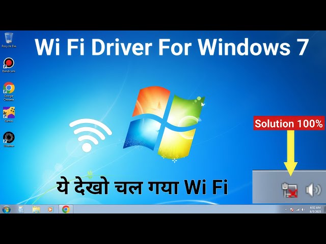 WiFi Driver for Windows 7 - How to install wifi Drivers 