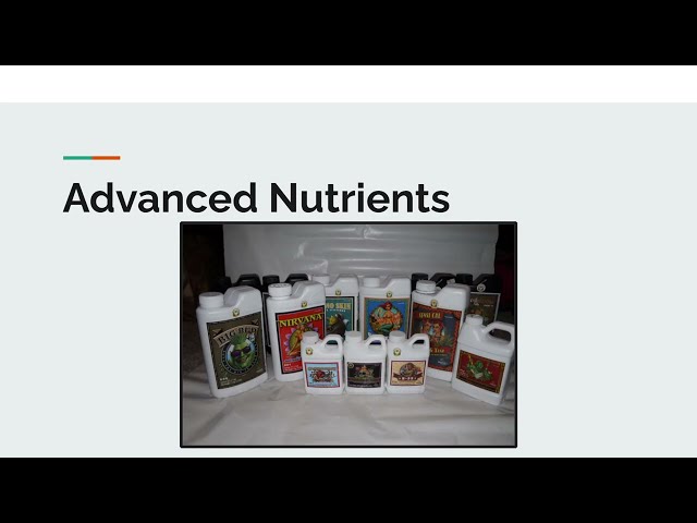 Advanced Nutrients - Complete Nutrient Line Explained
