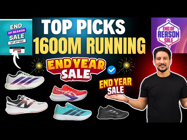 Top 1600m Running Shoes On flipkart and Myntra End of season Sale 2025