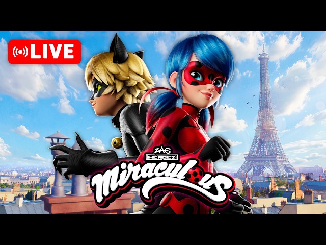 🔴 MIRACULOUS 🐞 LIVE | Season 1 & 2 | Watch Full Episodes & Exclusive bonus! 🚨
