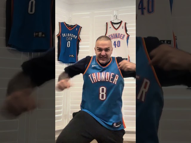 Lunatic OKC fan going nuts during Game 7 #nba #okcthunder #shorts